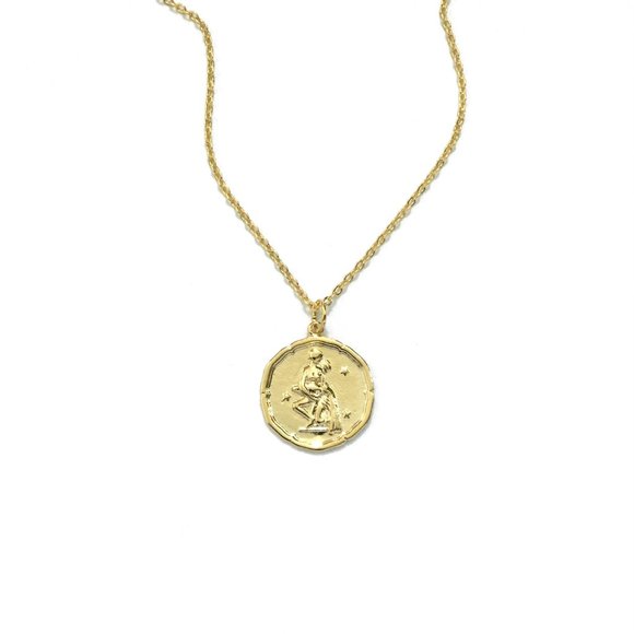 Zodiac Aquarius Sign Necklace - Picture 3 of 8